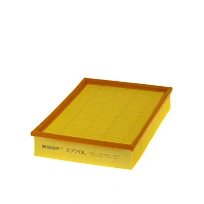 Abbildung von HENGST FILTER E770L Luftfilter 58 242 336 Filtereinsatz VOLVO: 940 II Kombi, I 740 Kombi