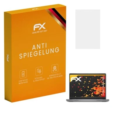 Abbildung von atFoliX Panzerfolie kompatibel mit Dell Precision 7680 Schutzfolie, entspiegelnde und stoßdämpfende FX Folie (2X)