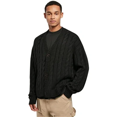 Abbildung von Urban Classics BOXY Strickjacke, Herren, Größe: Medium, Black