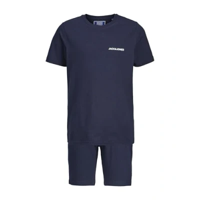 Abbildung von Jack &amp; Jones Junior Jaceverest Set Nachtwäsche für Kinder, Größe: 176, Navy blazer