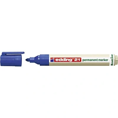 Abbildung von edding Permanentmarker 21 EcoLine nachfüllbar 1,5 3mm blau