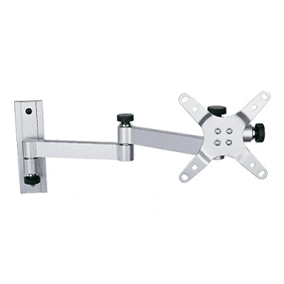 Abbildung von Drall TV Wandhalterung Universal Fernseh Halterung Schwenkbar Neigbar Monitor Halter für 3D HD LED LCD 13 32 Zoll VESA 75 100 Camping Wohnwagen Silber Modell: L52S
