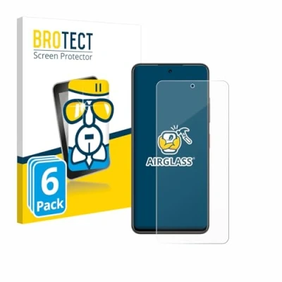 Abbildung von BROTECT Schutzglas für Nubia Focus 5G (6 Stück) Schutzfolie Panzer Folie Glas [Extrem Kratzfest 9H, Anti Fingerprint, Ultra Transparent]