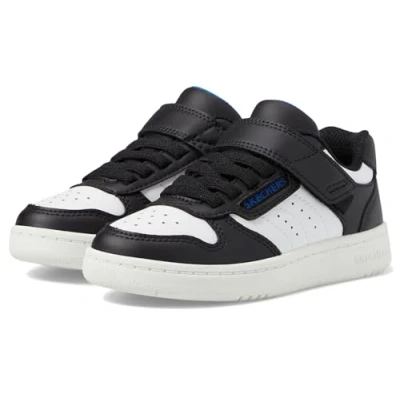 Abbildung von Skechers Quick Street Sneaker low für Kinder, Größe: 26, Black/white/blue Schuhe