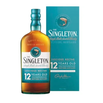 Abbildung von The Singleton 12 Jahre Single Malt Scotch Whisky aromatischer Geschenkempfehlung handgefertigt aus der schottischen Speyside 40% vol 700ml Einzelflasche