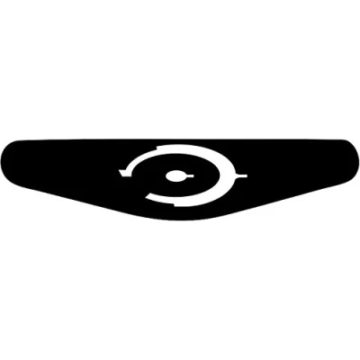 Abbildung von Decus Shop Play Station PS4 Lightbar Sticker Aufkleber Halo (schwarz)