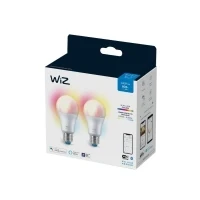 Abbildung von WiZ Smart Lampe Doppelpack Weiß und Farblicht E27
