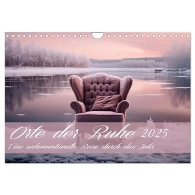 Abbildung von Orte der Ruhe (Wandkalender 2025 DIN A4 quer), CALVENDO Monatskalender