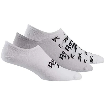 Abbildung von Reebok Unisex Socken Cl Fo Invisible Sock 3P, White/Lgsogr/White, GG6678, M