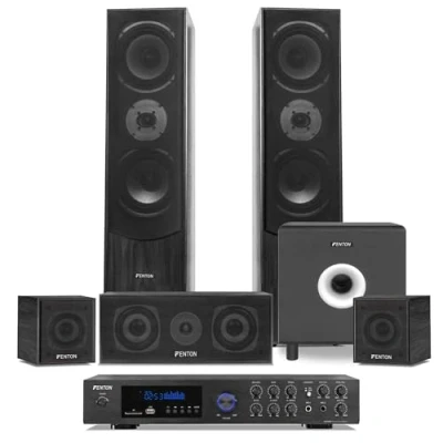 Abbildung von Fenton Bluetooth Heimkinoset mit 5 Lautsprechern und 10&quot; Subwoofer