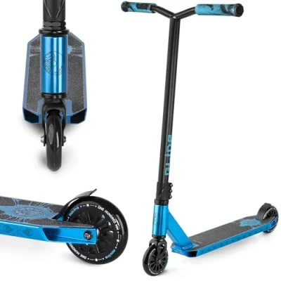Abbildung von Movino Stunt Scooter Profi Roller für Erwachsene &amp; Jugendliche mit ABEC 9 Kugellagern Kickscooter 100mm Rad 6061 Aluminium Deck Gewicht 3,3 kg Tragfähigkeit: 100