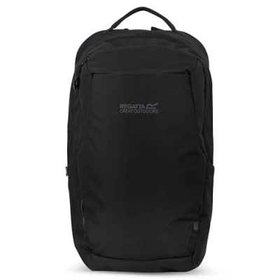 Abbildung von Regatta Rucksack Voyad 35L aus strapazierfähigem, wasserabweisendem Ripstop Gewebe &amp; verschließbaren Reißverschlüssen perfekt für Walking, Wandern, Camping Trekking, Schwarz, L, Casual
