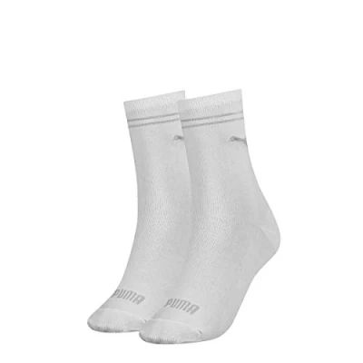 Abbildung von PUMA Damen Strømper 10000964 Socken, Weiß, 38 EU