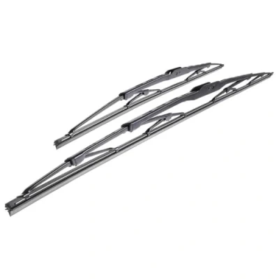 Abbildung von Mossa Vordere Scheibenwischer kompatibel mit Jaguar XJ X350, X358 (02.2003 2009) Wischerblätter Standard. Set für Frontscheibe (Fahrer + Beifahrerseite) (600 mm / 480 mm)