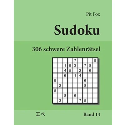 Abbildung von sudoku 306 schwere Zahlenrätsel (306 hard puzzles): Band 14