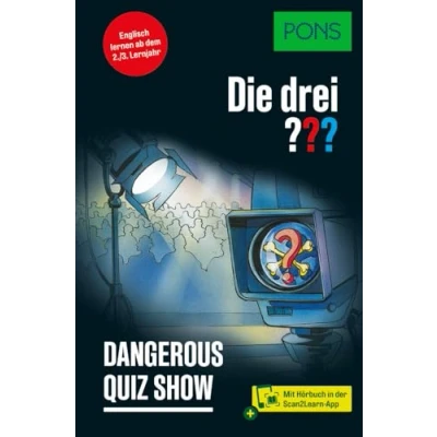 Abbildung von PONS Die Drei ??? Dangerous Quiz Show: Englisch lernen mit Justus, Peter und Bob