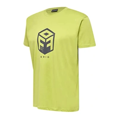 Abbildung von hummel hmlOFFGRID Cotton Jersey S/S, Dark Citron/Myrtle, M
