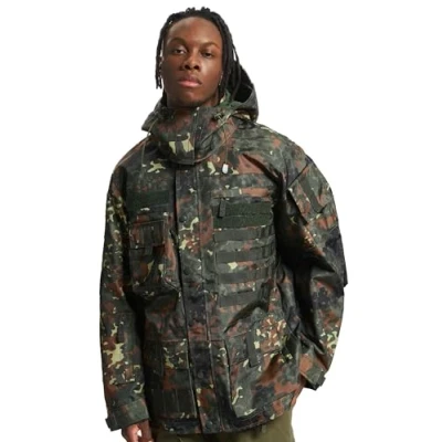 Abbildung von Brandit Performance Winterjacke, Herren, Größe: Small, Flecktarn