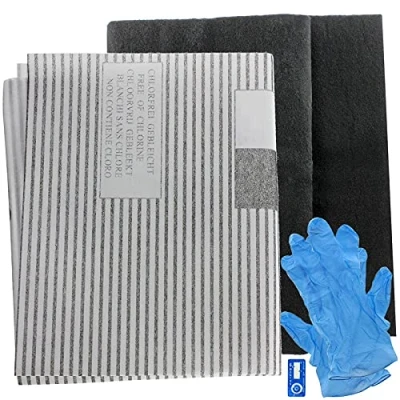 Abbildung von spares2go groß Dunstabzugshaube Fett Filter für Kuppersbusch Vent Sauglüfter (2 x Filter, Zuschneidbar 100 cm 47 cm)