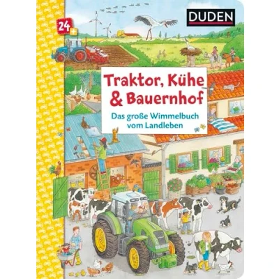 Abbildung von Traktor, Kühe &amp; Bauernhof: Das große Wimmelbuch vom Landleben: Wimmel Bilderbuch für Kinder ab 2 Jahren. Zum Suchen und Mitraten