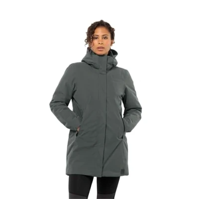 Abbildung von Jack Wolfskin Salier Wintermantel, Damen, Größe: Large, Slate green