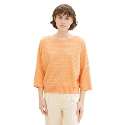 Abbildung von TOM Tailor Strickpullover, Damen, Größe: XL, Light coral melange