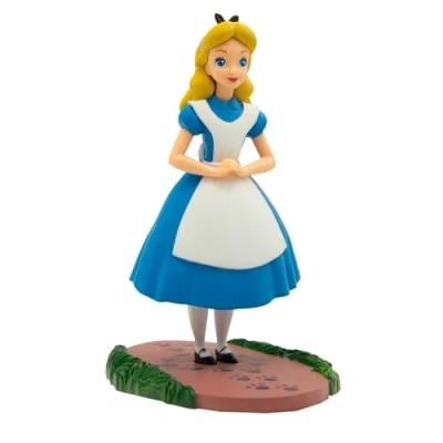 Abbildung von Bullyland 11400 Spielfigur Alice aus Walt Disney im Wunderland, ca. 10,4 cm, detailgetreu, ideal als kleines Geschenk für Kinder ab 3 Jahren