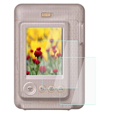 Abbildung von Glas Displayschutzfolie, kompatibel mit Instax Mini LiPlay Sofortbildkamera, KOMET 9H gehärtetes Glas, kratzfest, blasenfrei, staubabweisend, 3 Stück