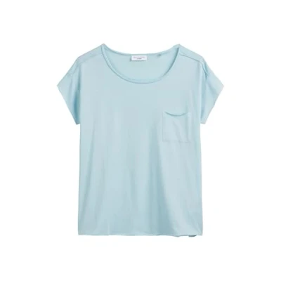 Abbildung von Marc O&#039;Polo Denim Tshirt basic, Damen, Größe: Small, Blue fog