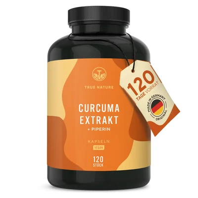 Abbildung von Curcuma Kapseln Extrakt Vegan &amp; Made in DE 120 St