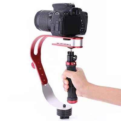 Abbildung von GOTOTOP Handy Gimbal Stabilisator, Handheld Video Stabilisator Camera Halter Handgriff für Kamera DSLR Camcorder