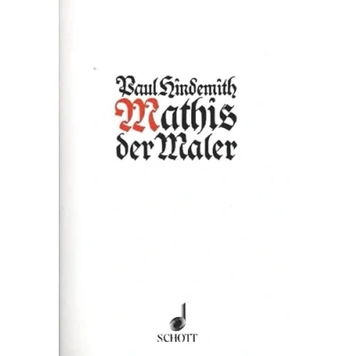 Abbildung von Mathis der Maler: Oper in 7 Bildern. Textbuch/Libretto.
