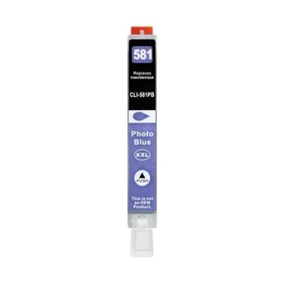 Abbildung von 1 XXL Druckerpatrone kompatibel zu CLI 581 PB Fotoblau für Canon PIXMA TS8150 TS8250 TS8350 TS9150 TS8151 TS8152 TS8251 TS8252 TS8351 TS8352 TS9155