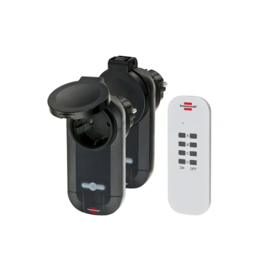 Abbildung von Brennenstuhl Funksteckdose RC CE1 0201 1507030 Funk Steckdosen Set 3teilig Außenbe