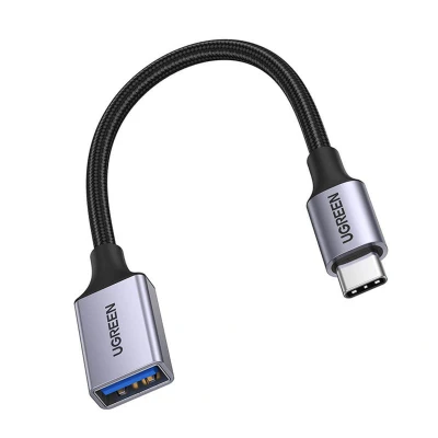 Abbildung von 0,15m schwarz (US378) OTG Adapterkabel USB C (männlich) A (weiblich) 5Gb/s