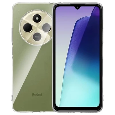Abbildung von CAUHENYEE Hülle für Xiaomi Redmi 14C/Poco C75 Handyhülle, ultradünn, weiches TPU Silikon, stoßfest, mit KameraschutzschichtSchwarz