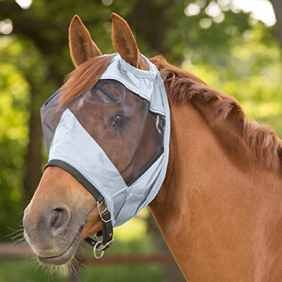 Abbildung von Waldhausen PREMIUM Fliegenmaske ohne Ohrenschutz Pony Zilver Grijs
