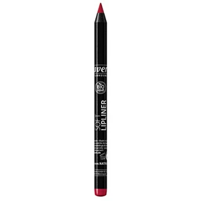 Abbildung von lavera Soft Lipliner Red 03 Lippenkonturenstift Geschmeidig cremige und lang haftende Textur Naturkosmetik Natural Make up Bio Pflanzenwirkstoffe 100% natürlich 3er Pack (3x 1.4 g)