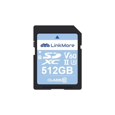 Abbildung von LinkMore SD Karte 512GB, XV26 SDXC Speicherkarte, UHS II Karte, U3, V60, Speicherkarte Kamera für 8K, 4K Video, Bis zu 250MB/s Lese und 160MB/s Schreibgeschwindigkeit