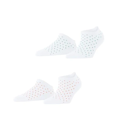 Abbildung von Esprit FINE DOT 2PACK Socken, Damen, Größe: 35 38, White