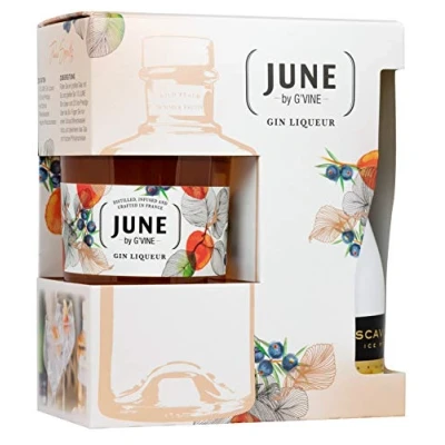Abbildung von JUNE GIN LIQUEUR 0,7L 30% vol + SCAVI &amp; RAY Ice Prestige 0,2L 10,5% Geschenkset