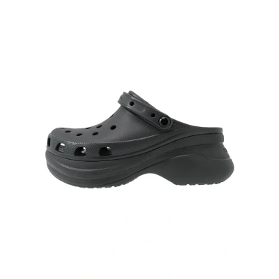 Abbildung von Crocs Classic BAE Pantolette hoch, Damen, Größe: 38/39, Black Kunststoff