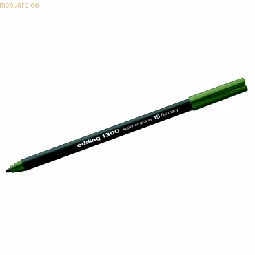Abbildung von 5 x edding Fasermaler 1300 color pen olivgrün
