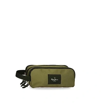 Abbildung von Pepe Jeans Aris Federmäppchen, dreifach, rot, 22 x 10 9 cm, Polyester, Talla única, Dreifach Etui