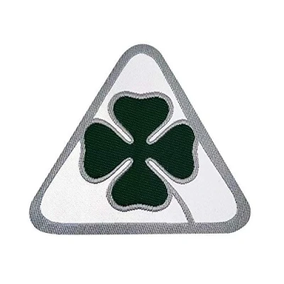 Abbildung von Alfa Romeo Patch Aufkleber Offizielle Grüner Vierblättriger Kleeblatt, 75 mm