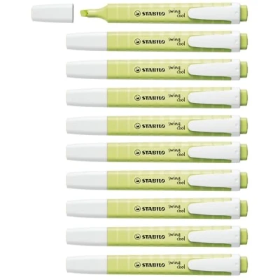 Abbildung von Textmarker STABILO swing cool Pastel 10er Pack Prise von Limette