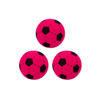 Abbildung von Kyto Softball 20cm Schaumstoff Ball Fußball für Outdoor und Indoor geeignet Kinder ab 36 Monaten (3 Bälle, Fuchsia)