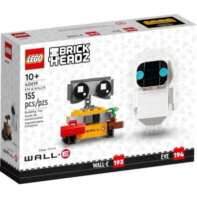 Abbildung von LEGO BrickHeadz EVE und WALL E (40619)
