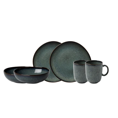 Abbildung von like Villeroy &amp; Boch Lave gris Frühstücksset 6tlg