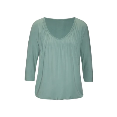 Abbildung von Lascana 3/4 ARM Langarmshirt, Damen, Größe: 32/34, Mint